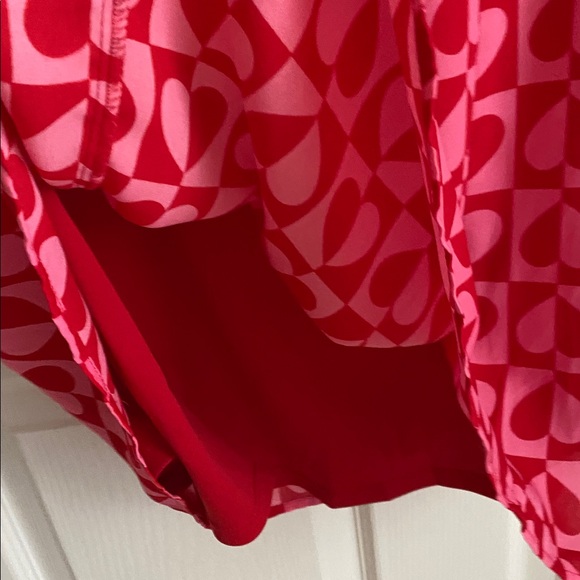Maden NYC Valentine’s Pink & Red Heart Dress with Ballon Sleeves Large - Picture 8 of 8